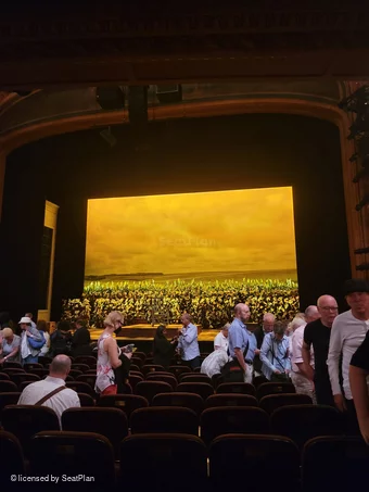 Todd Haimes Theatre Orchestra L102 view from seat photo