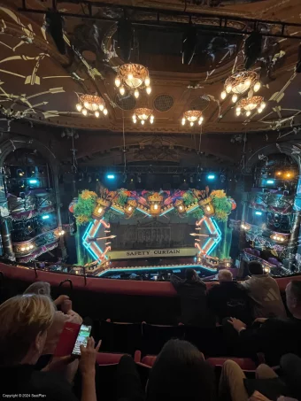 London Palladium Grand Circle D30 view from seat photo