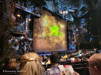 Gershwin Theatre Orchestra H27 view from seat photo