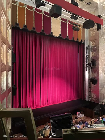 Savoy Theatre Dress Circle A30 view from seat photo