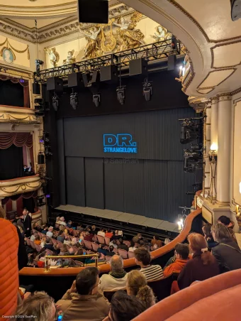 Noel Coward Theatre Royal Circle BXL2 view from seat photo