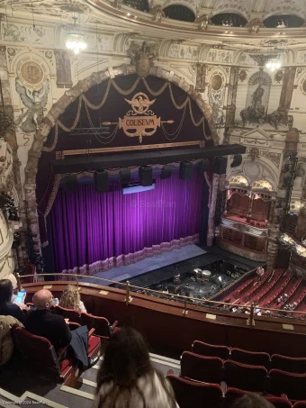 London Coliseum Balcony G53 view from seat photo