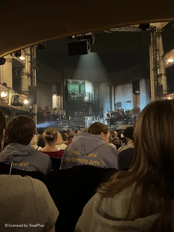 Lyric Theatre Stalls R16 view from seat photo