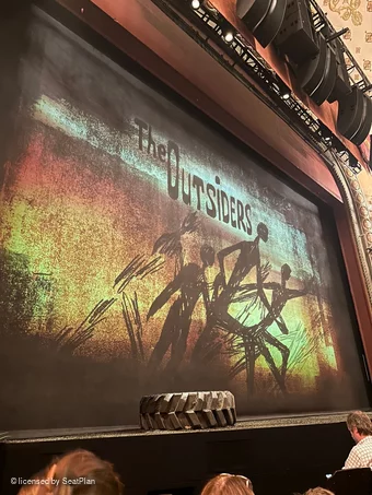 Bernard B. Jacobs Theatre Orchestra E7 view from seat photo