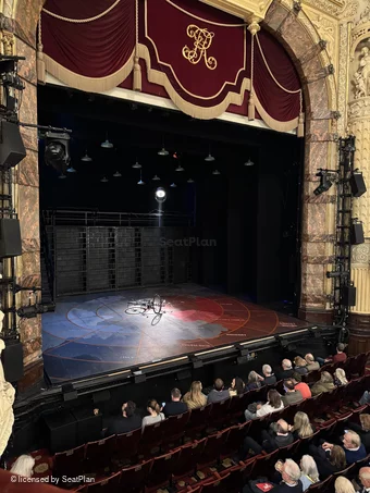 Richmond Theatre Dress Circle A25 view from seat photo