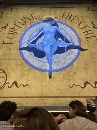 Fortune Theatre Stalls D11 view from seat photo