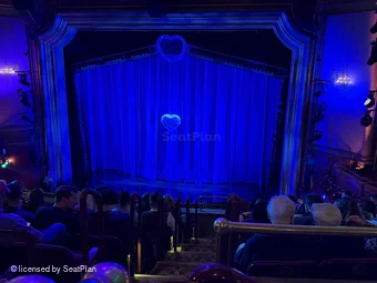 St James Theatre Mezzanine J2 view from seat photo
