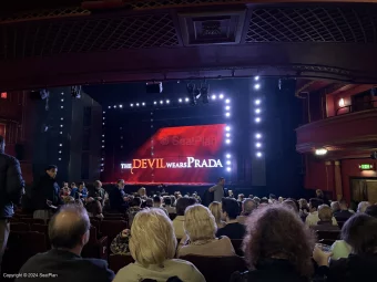 Dominion Theatre Stalls U10 view from seat photo