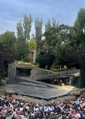 Regent's Park Open Air Theatre Upper Centre T62 view from seat photo