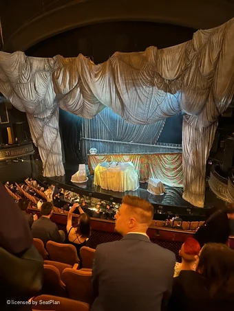 Majestic Theatre Front Mezzanine E16 view from seat photo