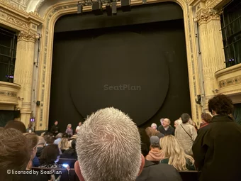 Hudson Theatre Orchestra N114 view from seat photo