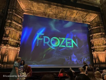 Theatre Royal Drury Lane Stalls H34 view from seat photo