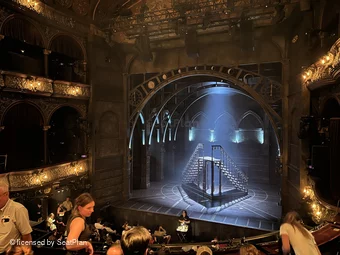 Palace Theatre Dress Circle D10 view from seat photo