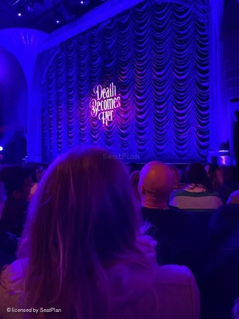 Lunt-Fontanne Theatre Orchestra L18 view from seat photo