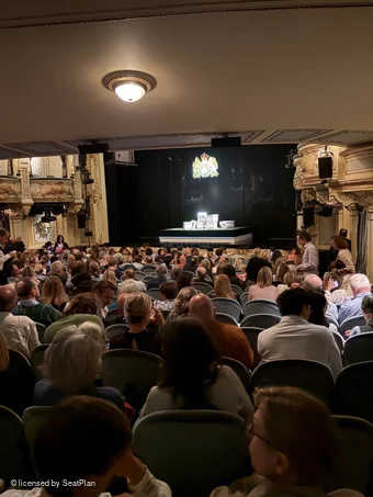 Wyndham's Theatre Stalls Standing5 view from seat photo