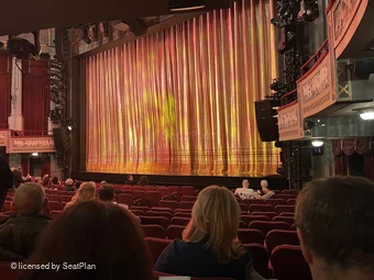 Broadhurst Theatre Orchestra M20 view from seat photo