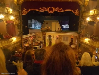 Apollo Theatre Dress Circle E18 view from seat photo