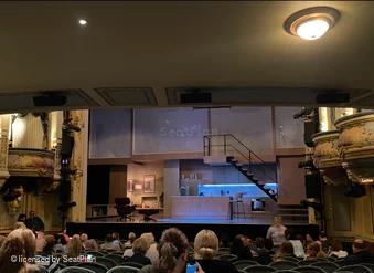 Wyndham's Theatre Stalls Q10 view from seat photo