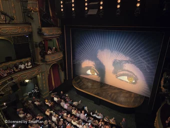 Aldwych Theatre Grand Circle A4 view from seat photo