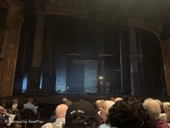 Winter Garden Theatre Orchestra J117 view from seat photo