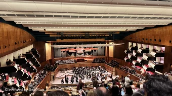 Royal Festival Hall Balcony M38 view from seat photo