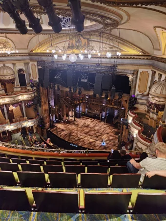 Victoria Palace Theatre Grand Circle G2 view from seat photo