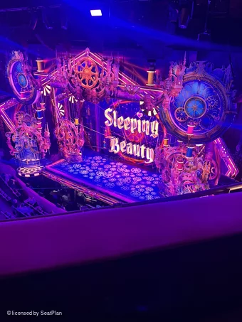 London Palladium Grand Circle B8 view from seat photo