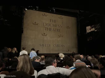 Duchess Theatre Stalls K22 view from seat photo