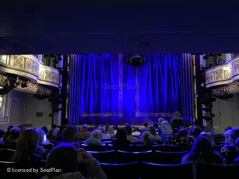 Vaudeville Theatre Stalls N8 view from seat photo