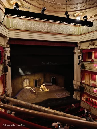 Theatre Royal Brighton Second Circle A9 view from seat photo