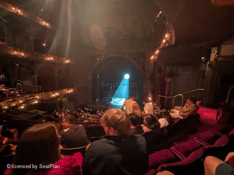 Palace Theatre Dress Circle D8 view from seat photo