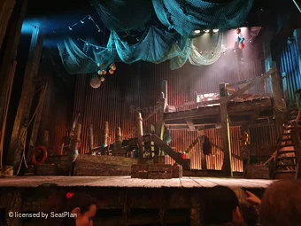 Ambassadors Theatre Stalls D7 view from seat photo
