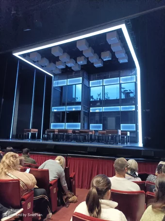 Peacock Theatre Stalls F7 view from seat photo