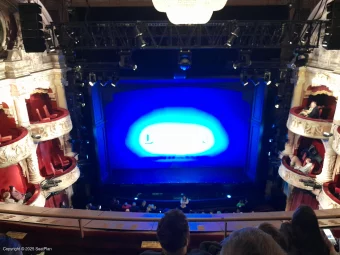 Shaftesbury Theatre Grand Circle C20 view from seat photo