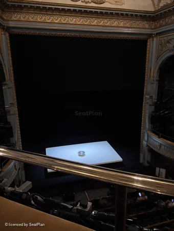 Harold Pinter Theatre Royal Circle A16 view from seat photo