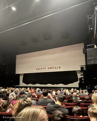 Peacock Theatre Stalls P6 view from seat photo