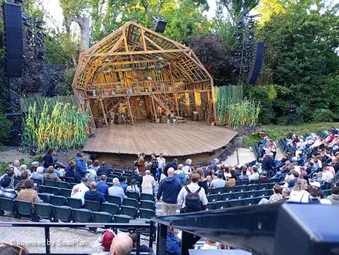 Regent's Park Open Air Theatre Upper Right O66 view from seat photo