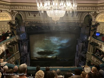 Sondheim Theatre Grand Circle E15 view from seat photo