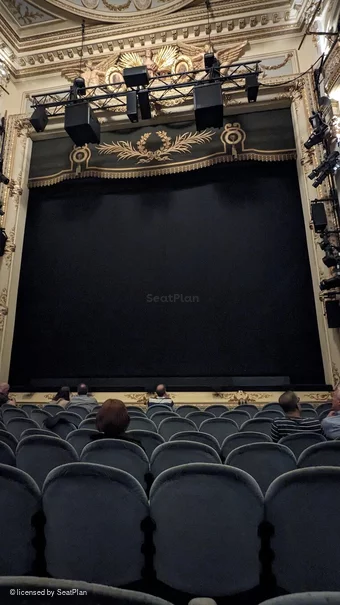 Wyndham's Theatre Stalls H12 view from seat photo