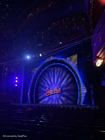 Dominion Theatre Stalls M4 view from seat photo