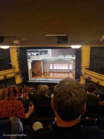 Hudson Theatre Dress Circle G114 view from seat photo