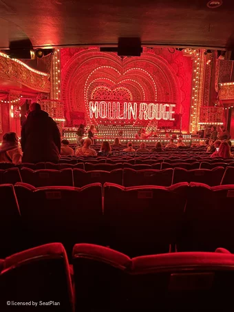 Piccadilly Theatre Stalls P22 view from seat photo