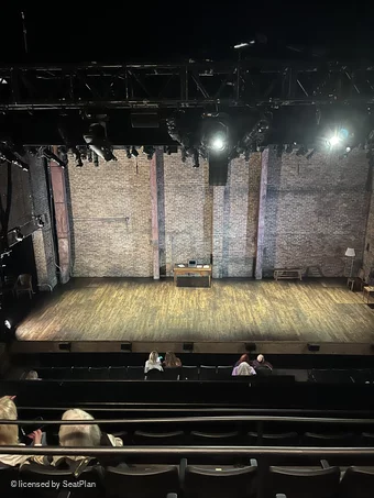 Minetta Lane Theatre Mezzanine EE107 view from seat photo