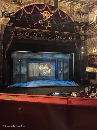 London Coliseum Dress Circle B40 view from seat photo