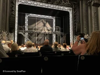 Trafalgar Theatre Stalls L20 view from seat photo