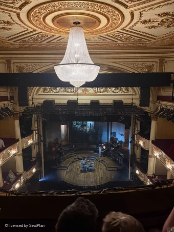 Lyric Theatre Balcony B11 view from seat photo