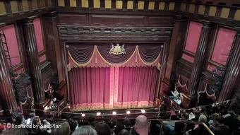 St Martin's Theatre Upper Circle H7 view from seat photo