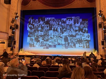 Majestic Theatre Orchestra K109 view from seat photo