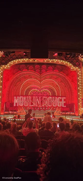 Piccadilly Theatre Stalls N16 view from seat photo