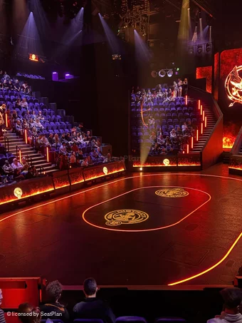 Troubadour Canary Wharf Theatre District 2 F79 view from seat photo